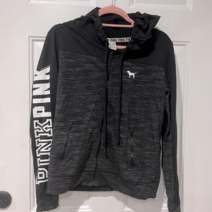 black PINK zipper sweatshirt